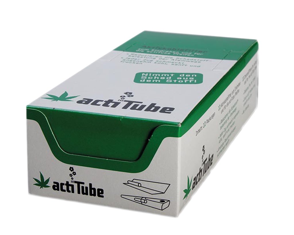 ActiTube Aktivkohlefilter 100er Pack - 8mm Drehfilter