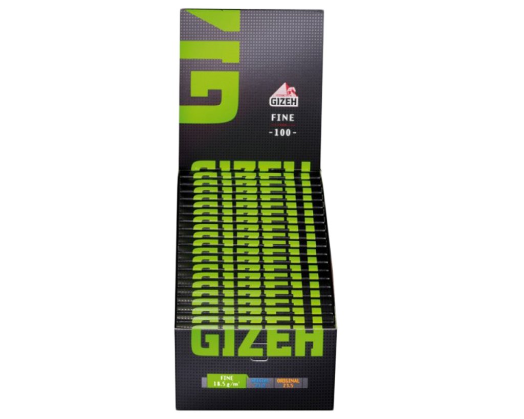 GIZEH Black Fine Regular 100er - 1 Box