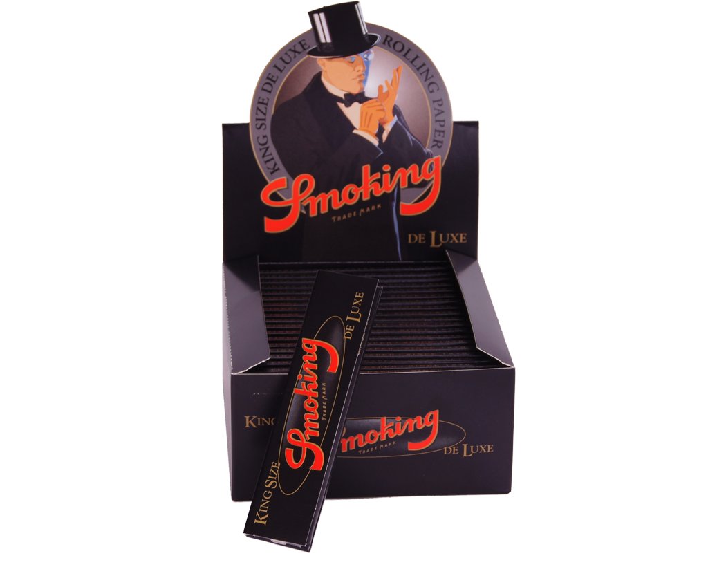 Smoking Papers King Size Deluxe Black - 2 Boxen