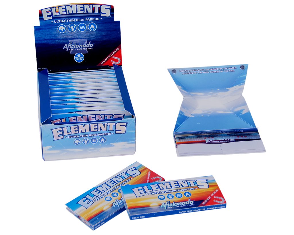 Elements Artesano King Size Slim + Tips & Tray - 3 Boxen