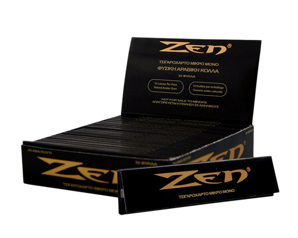 Zen Papers Black King Size Slim - 2 Boxen