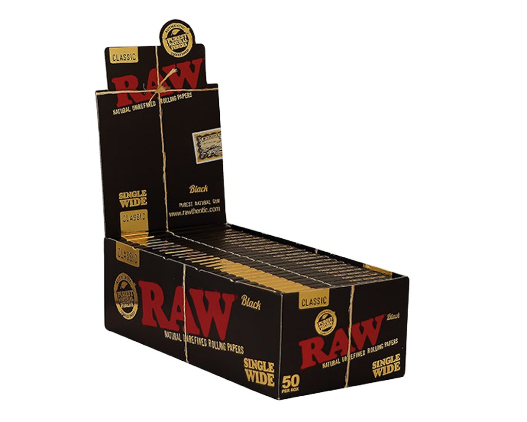RAW Black Classic Papers Regular 100er - 1 Box