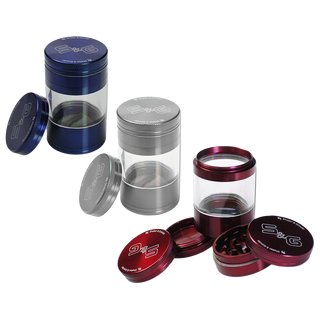 S&G Alu Grinder mit Shaker 56mm - Farbauswahl