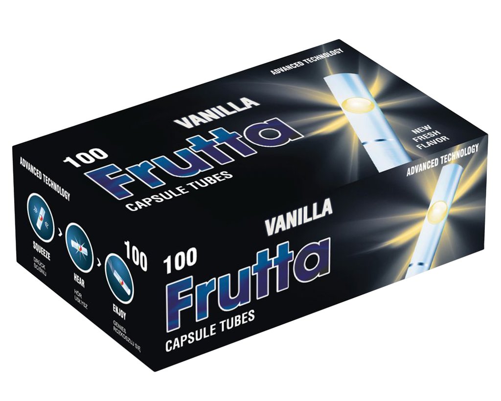 Frutta Click Vanilla Filterhlsen 100er Pack - 20 Boxen