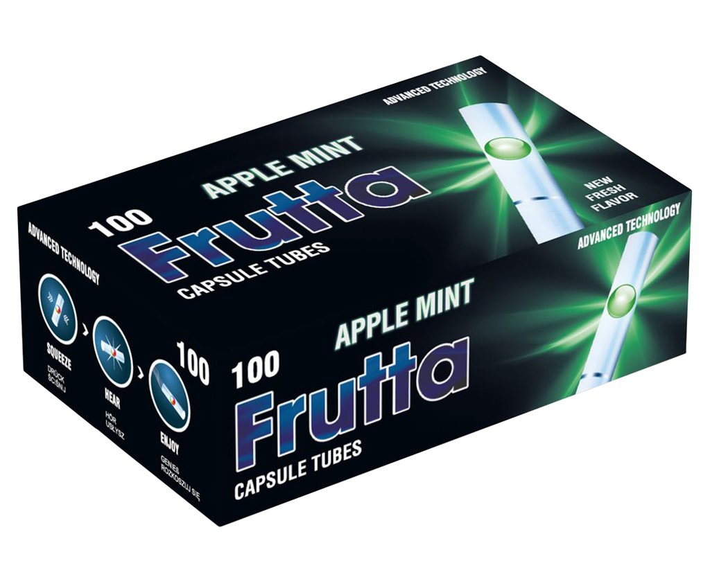 Frutta Click Apple Mint Filterhlsen 100er Pack - 5 Boxen