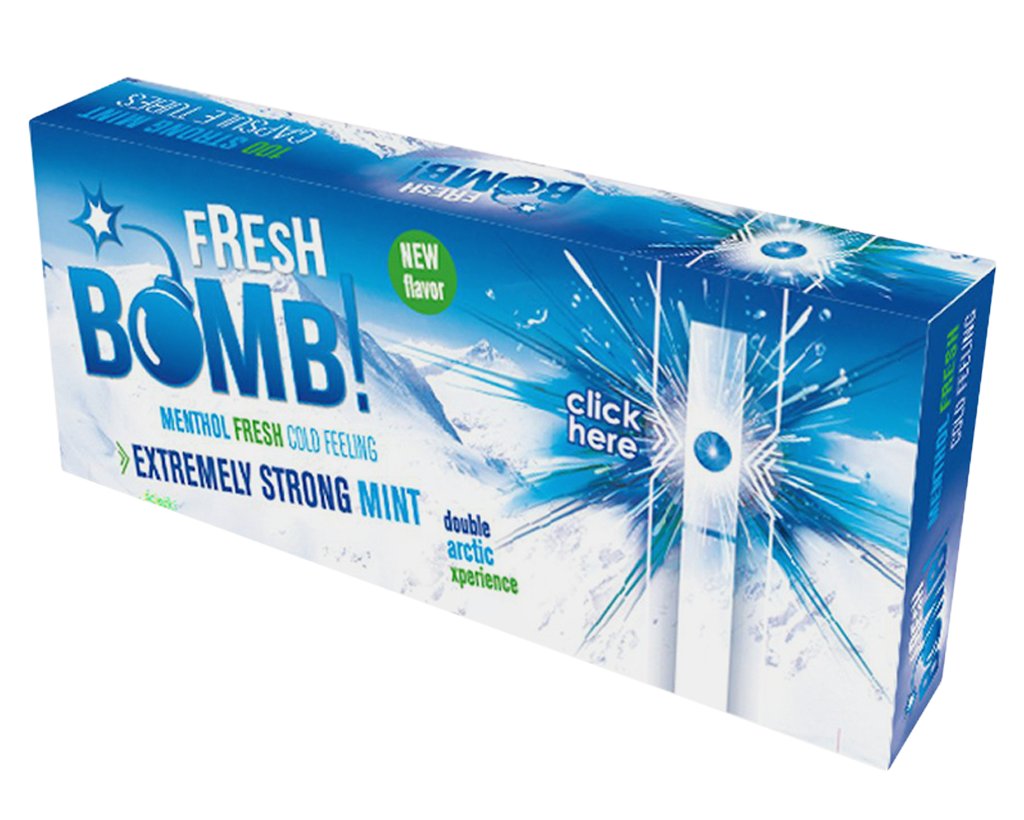 Fresh Bomb Arctic Mint Filterhlsen 100er Pack - 10 Boxen